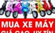 Mua xe môtô, xe số, tay ga, tay côn các hãng - Giá cao - TP Hồ Chí Minh