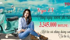Giảm 100% phí trước bạ xe Piaggio MEDLEY_Vespa LX - TP Hồ Chí Minh