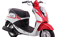 Bán xe SYM Eliet 50cc đỏ - trắng, xanh trắng - Hà Nội