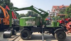 Máy trộn bê tông tự cấp liệu cỡ nhỏ Hồng Hà - Bình Dương