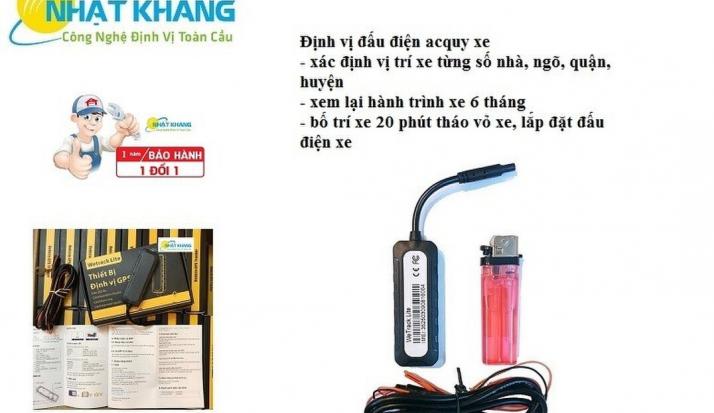 Thiết bị định vị xe máy, theo dõi, chống trộm xe từ xa qua điện thoại