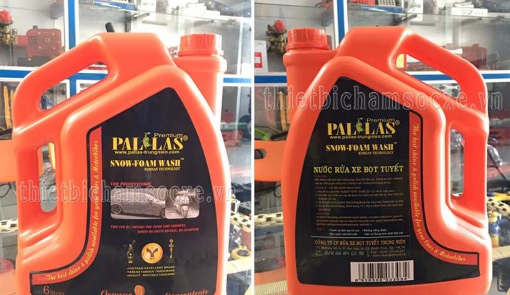 Dung dịch bọt tuyết rửa xe pallas 6l