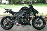Cần bán Kawasaki Z1000 ABS 2017 màu xanh đen