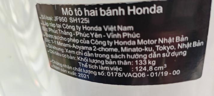 Cần bán xe Honda Shi 125 CBS