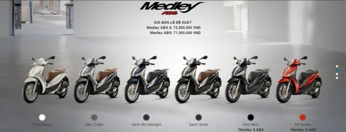 Bán Xe Piaggio Medley Tại HCM Và Hà Nội