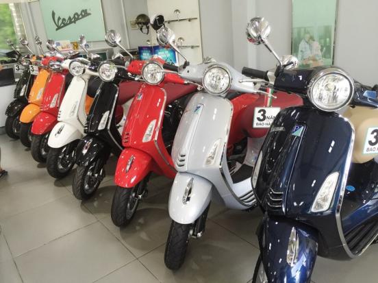 Bảng giá xe Vespa mới nhất 2016