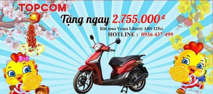 Giảm 100% phí trước bạ xe Piaggio MEDLEY_Vespa LX