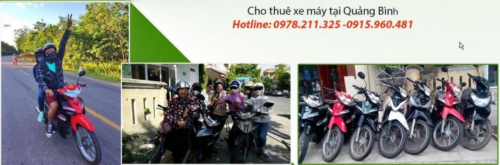 Cho thuê xe máy tại Quảng Bình 