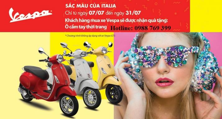 Đại lý Piaggio Long Biên khuyến mãi lớn tháng 7