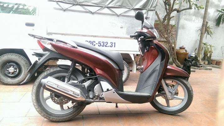 Honda SH 150CC sporty đỏ đun 2010 nhập của Ý