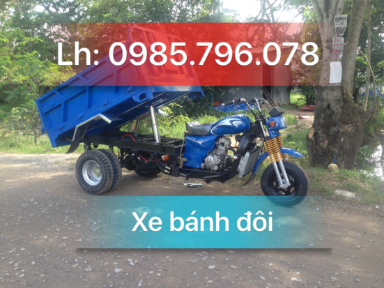 Bán xe ba bánh mới năm 2019 - xe ba gác nam dinh - xe hoa lam