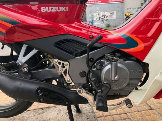 Suzuki xipo 120cc trắng đỏ đẹp mê hồn