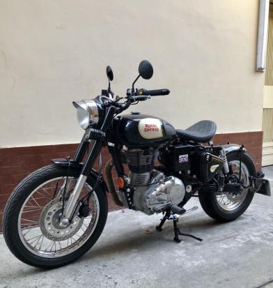 Xe Royal Enfield 500fi phong cách Bobber