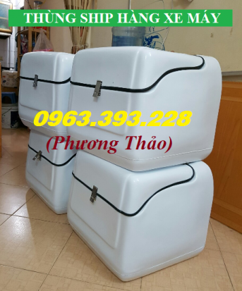 Thùng ship hàng cao cấp, thùng chở hàng sau xe máy