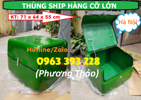 Thùng chở hàng, thùng giao hàng, thùng ship hàng cao cấp tại Hà Nội