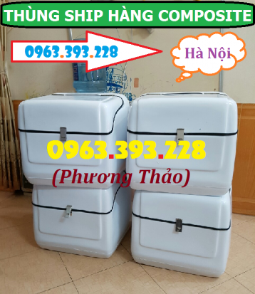 Thùng ship hàng Composite cao cấp, thùng ship hàng sau xe máy