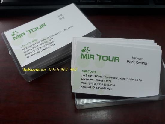 In card giá rẻ, địa chỉ in card visit, in card lấy nhanh