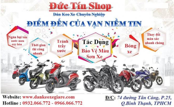 Dán keo xe giá rẻ cùng đồ chơi trang trí xe uy tín tại TPHCM