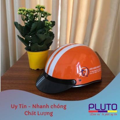 Mũ bảo hiểm, in logo nón theo yêu cầu