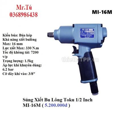 Súng xiết bu lông Toku 1/2 inch MI-16M