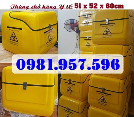 Thùng chở chất thải Y tế sau xe máy