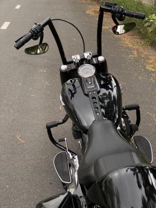 Bán xe Harley Fatboy 114 dk lần đầu 2019, độ bagger Batman.